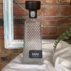 1800 Tequila Cristalino Anejo 750ml Empty Bottle